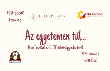 Mini Fesztivál az ELTE Tehetséggondozásról.