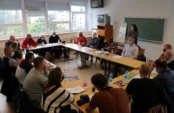 A francia INSHEA intézet delegációjának budapesti látogatása
