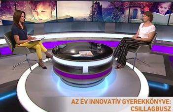 Tévéinterjú Dr. Stefanik Krisztinával az év innovatív gyerekkönyve-díj kapcsán