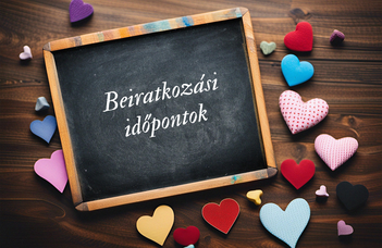 Beiratkozási időpontok