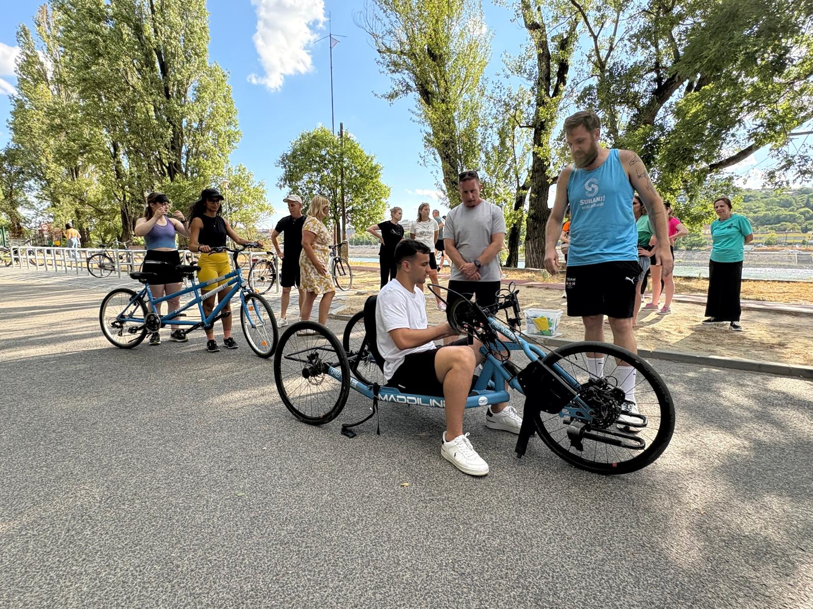 Alternatív sporteszközök kipróbálása a Suhanj! Alapítvány segítségével